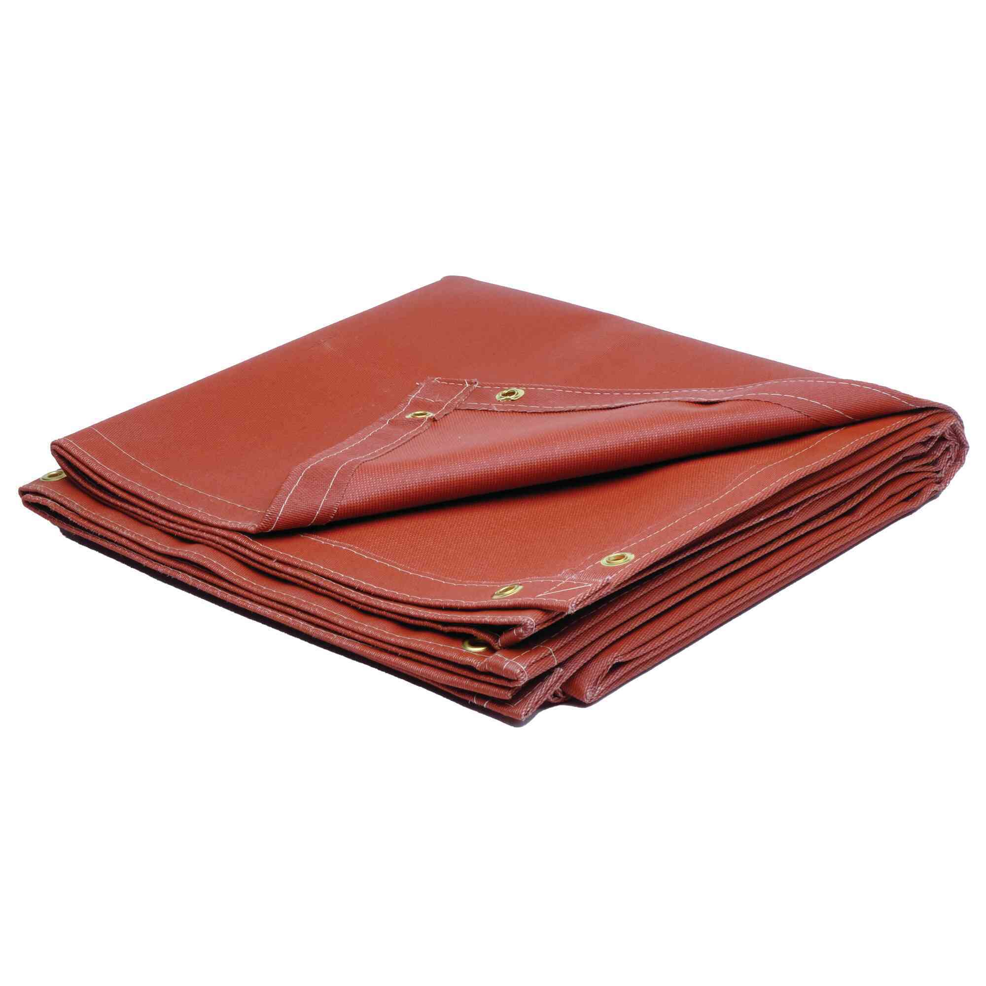 Jackson Safety Silicone-Coated Fiberglass Welding Blanket, Red, 6ft. x 6ft., Model# 36156